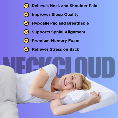 NECKCLOUD Memory Foam Cervical Pillow